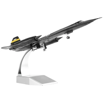 1/144 Diecast SR-71A Blackbird разузнавателен самолет самолет модел за деца възрастен домашен офис декор