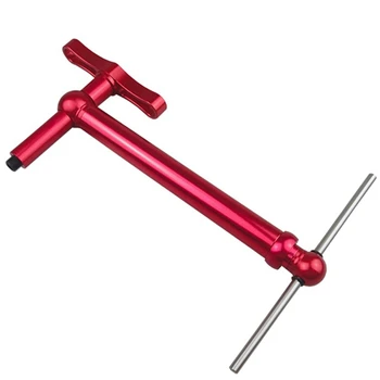 1 бр. MTB пътен велосипед професионален дерайльор теглич велосипед подравняване диапазон инструмент изправяне освобождаване инструмент червен
