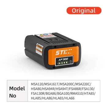100%Оригинален 6Ah за STIHL 36V AP300 MSA120 MSA161T MSA200C HSA86 HSA94R FSA86R FSA130 BGA86 BGA100 RMA510 Батерия за електроинструмент