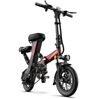 12-инчов сгъваем и лицензиран електрически велосипед за възрастни батерия велосипед мини литиева батерия електрически велосипед