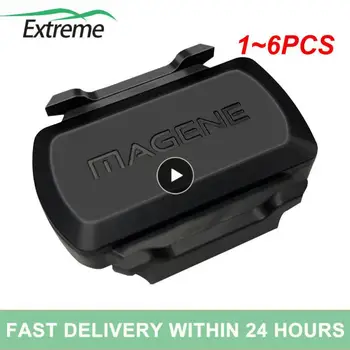 1~6PCS Magene S3+ сензор за каданс на скоростта ANT Bluetooth компютърен скоростомер Аксесоари за велосипеди с двоен сензор Съвместим с