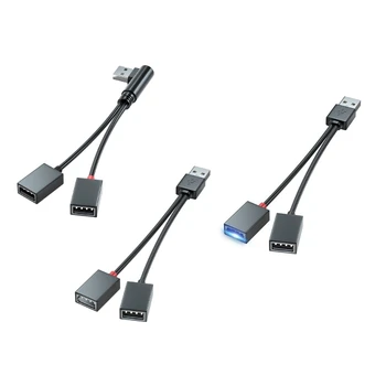2 в 1 USB захранващ кабел USB сплитер кабел за данни кабел за USB вентилатори, мишки,