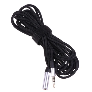 3.5 mm удължителен кабел за слушалки 4-полюсен мъжки към женски слушалки аудио удължителен кабел AUX кабел за телефони Геймърски слушалки
