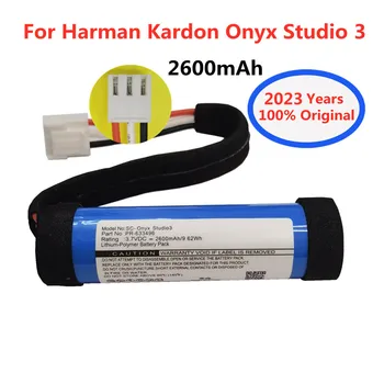 3.7V 2600mAh Оригинална батерия за подмяна на високоговорители за Harman Kardon Onyx Studio3 Onyx Studio 3 PN: PR-633496 Батерии за плейъри