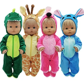 40cm Nenuco кукла облекло Ropa Y Su Hermanita прероден бебе кукла дрехи животински костюми