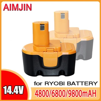 4800/6800/9800mAh за Ryobi 14.4V NI-MH батерия SaftSafety съвместим R10521 RY6201 RY6202 130224010 130224011 130281002 1314702