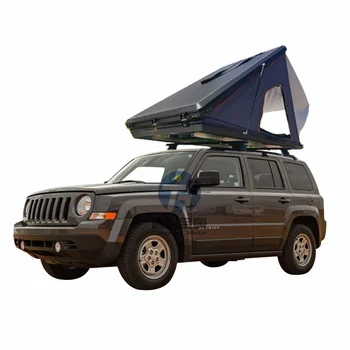 4X4W двойна / единична / допълнителна кабина алуминий палатка кола покрив алуминиева сплав триъгълник открит автоматично палатка къмпинг палатка кола Suv покрив палатка