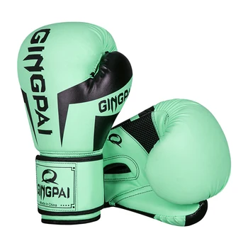 6-12oz Висококачествени боксови ръкавици за мъже жени възрастни муай тай борба MMA карате пробиване ръкавици