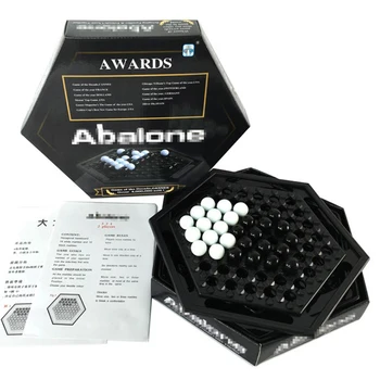 Abalone Игри на маса Преносим шахматен комплект Семейна настолна игра за деца