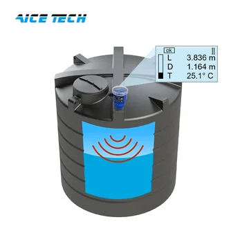  Aice Tech 4-20 mA измерване на нивото на резервоара за вода предавател ултразвуков лост сензор rs485