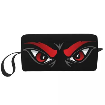 Angry Eyes грим чанти карикатура голям капацитет козметична чанта мода пътуване торбичка за съхранение на чантата