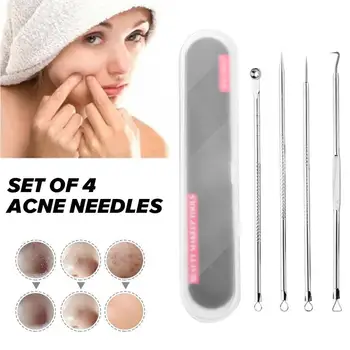 Beauty Tool Comedone Black Spot Pimple Blemish Remover Acne Skin Hook Women Treatment Beauty Cleanser Pore Needle Care J4G3