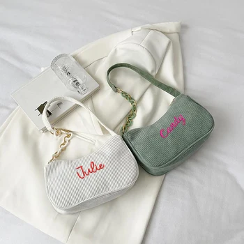 Candy Color Mini Shoulder Bag Дамска чанта за пазаруване на открито Персонализирано име Плътен цвят Проста чанта за дами Уникални подаръци