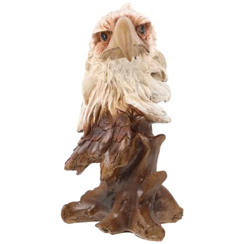 Eagle Head статуя реколта орел главата скулптура животински главата фигурка офис маса орел занаят