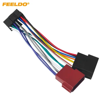 FEELDO Автомобилно радио аудио ISO кабелен кабелен адаптер за Sony Head Unit Auto Stereo ISO CD Head Units Кабел