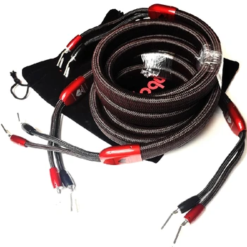 Hi-end Redwood кабел за високоговорители Silver Spade Plug 72V DBS HiFi Bi-wire аудио кабели Banana Plug