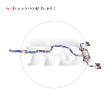 HMD титанов изпускателна система производителност Catback за Ford Focus RS ауспух за автомобили Modifity променлива клапан тръба