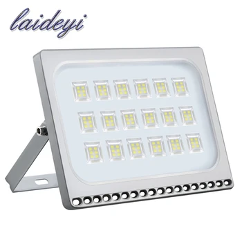 LAIDEYI Ultrathin100W LED прожектор студен/топло бял рефлектор Led прожектор 220V 8000LM външна градинска светлина за сигурност IP67