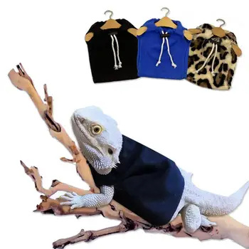 Lizard облекло прост стил удобен мек домашен любимец гущер без ръкави пуловер дрехи за ежедневно носене гущер дрехи каишки шапки