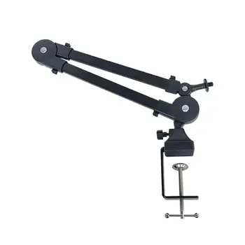 Microphone Boom Arm Mic Stand Desk Mounted Durable Adjustable 360° Rotatable for Broadcasting, Recording, Podcasting, Music