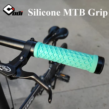 ODI Силиконови MTB ръкохватки Неплъзгащи се удобни дръжки за кормило за велосипеди Заключваща се интегрирана планинска кормило Cover Колоездачна част