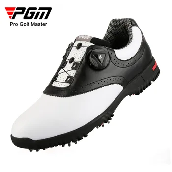 PGM Мъжки обувки за голф Водоустойчиви спортни обувки Въртящи се катарами Маратонки против хлъзгане Многофункционални голф треньори нови