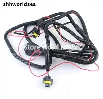 shhworldsea 1set 5set H11 реле кабел кабел адаптер разширение кабел ксенон за HID преобразуване комплект фарове за мъгла LED DRL