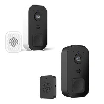 Smart Visual Doorbell Wireless Remote Home High-Definition Night Vision Monitor Video Intercom Doorbell