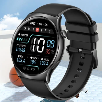 Smartwatch Bluetooth повиквания Часовници Мъже Жени Фитнес гривна Персонализиран часовник за Moto Edge 20 Lite Xiaomi 13 12X 12S 12 11T P