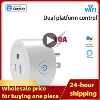 Tuya Smart Socket wifi UK Plug реализира интелигентност на цялата къща чрез контрол на шлюза на Hub Home Alexa