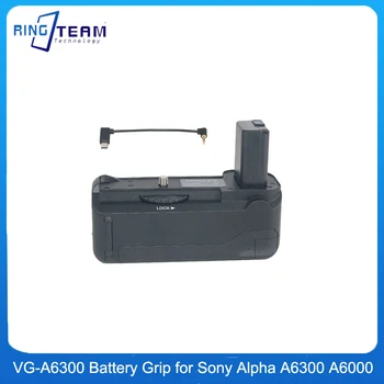 VG-A6300 Вертикална ръкохватка за батерия за Sony Alpha A6300 A6000 камера NP-FW50 държач за батерия