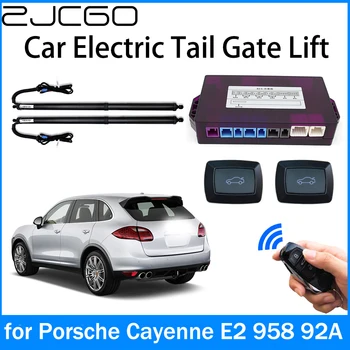 ZJCGO Car Power Trunk Electric Suction Tailgate Интелигентна подпора за повдигане на задната врата за Porsche Cayenne E2 958 92A 2010 ~ 2018