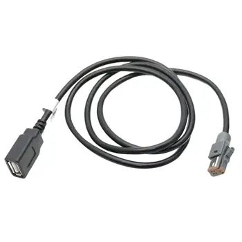 Автомобилен аудио USB кабел Черен USB 2.0 кабелен конектор за Impreza 2012-2013
