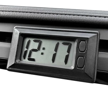 Автомобилен цифров часовник LED цифров часовник кола табло цифров часовник електронен часовник дата и час дисплей малък цифров часовник за камион