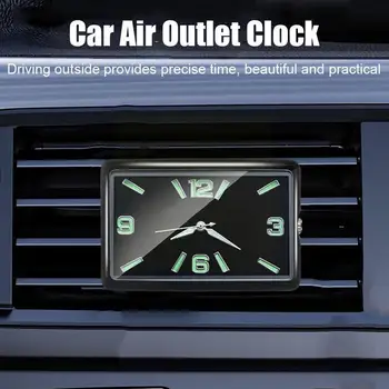 Автомобилни кварцови часовници Гледайте кола декорация орнаменти цинк мода превозно средство мода сплав материал часовници Auto O0Y7