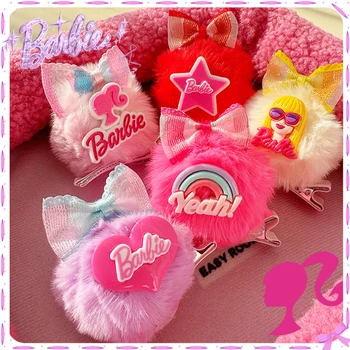 Барби Hairball фиби Kawaii мек модерен филм декорация лък деца щипки за коса бретон стилен сладък сладки момичета деца подарък прекрасен