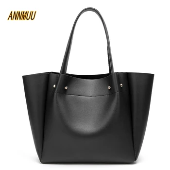 Дамски чанти Нови луксозни чанти Голям капацитет Кожа Жена CrossBody чанта рамо мода голяма чанта