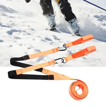 Детски ски тренировъчен колан Издръжлив спортен аксесоар Ремъци Ски треньор каишка
