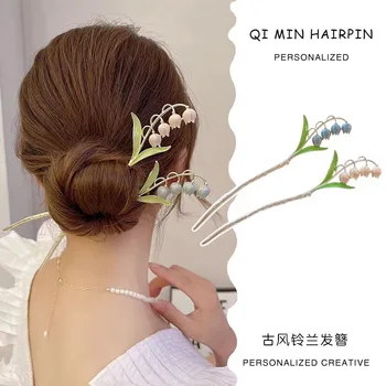 Елегантно цвете една линия щипка за коса цвят остава устойчив на надраскване щипка за коса за жени момичета коса стайлинг аксесоари