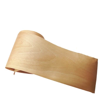 естествен дървен фурнир Китайска череша червена череша за мебели около 15cm x 2.5m 0.2mm C / C