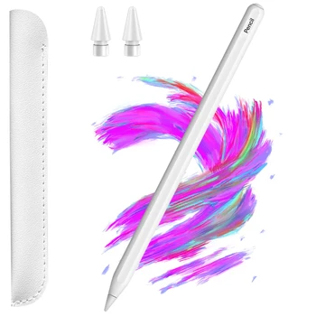 За Apple Pencil 2-ро поколение с магнитно безжично зареждане iPad Pencil Pro 11/12.9 Air 4/5 Mini 6 2X писалка за бързо зареждане
