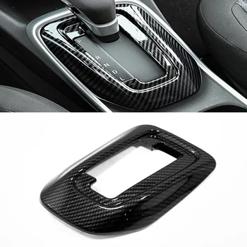 За Chevrolet Tracker Trax LHD 2019 2020 2021 ABS хром въглеродни влакна Gear Shift Frame Cover Pedal Trim Аксесоари за оформяне на автомобили