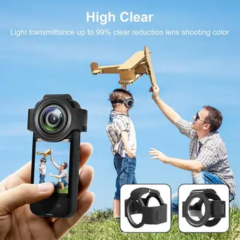 За Insta360 X3 Len Cover Len Lens Guard Pc Scratches Lens Удобен Предотвратяване на инсталацията Корозия-resi J3t2