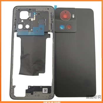За OnePlus Ace PGKM10 1 + Ace телефон жилища средна рамка + батерия задния капак случай панел капак задна врата + обектив на камерата + лого