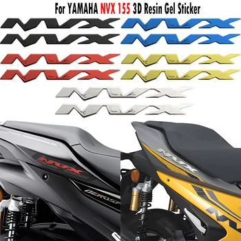 За YAMAHA NVX 155 лого емблема 3D смола гел стикер декор мотоциклет мотор скутер тяло Decal NVX аксесоари