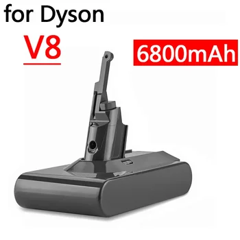 За батерия Dyson V8 6800mAh 21.6V батерия За батерия Dyson V8 Абсолютна животинска литиево-йонна прахосмукачка Акумулаторна батерия SV10
