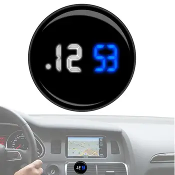  монтиран на превозното средство сензорен екран електронен часовник многофункционален водоустойчив малък часовник, подходящ за мотоциклети преносим часовник