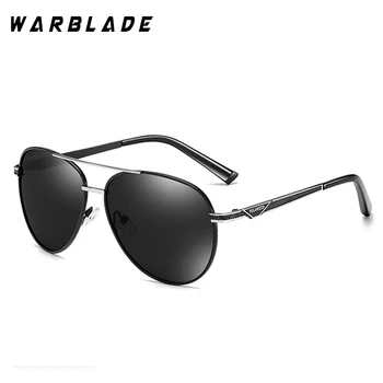 Нов класически дизайн на марката Мъже Поляризирани слънчеви очила Мъже Жени Шофиране Слънчеви очила Мъжко метално покритие Слънчеви очила Shades Oculos De Sol