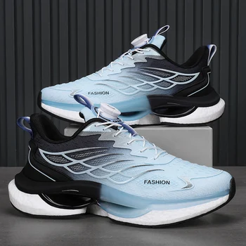 Нова ротационна катарама Мъжки обувки за бягане Висококачествени отразяващи ходещи маратонки за джогинг Мъже Дамски спортни обувки Неплъзгащи се Zapatillas