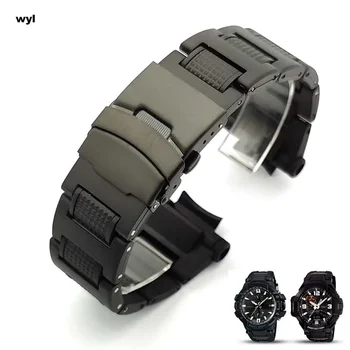 Пластмасова лента за часовник за Casio g-shock GA-1000 1100 GW-4000 GW-A1100 A1000 Каишка за часовник Мъжка спортна гривна за ръчен часовник 16mm
